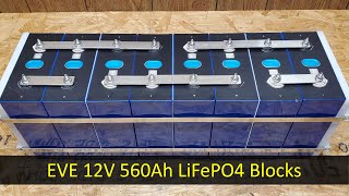 Assembling EVE 280Ah LiFePO4 Batteries into 128V 560Ah Modules [upl. by Sugar]