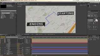 After Effects Tutorial Animated Map [upl. by Yznyl]