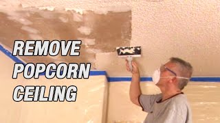 How to Remove a Popcorn Ceiling [upl. by Anasxor902]