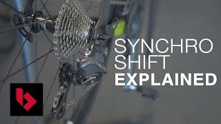 Shimano Di2 Synchro Shifting Explained [upl. by Nnaacissej631]