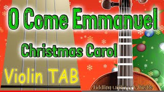 O come O Come Emmanuel  The Piano Guys  Violin Cover  Tab Tutorial [upl. by Acinomaj]