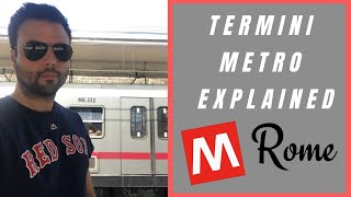 Termini Train Station How to get around the metro 4 tips [upl. by Arabella]