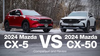 2024 Mazda CX50 vs CX5  Comparison and Review [upl. by Isidoro502]