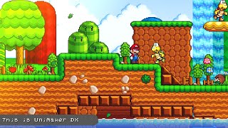 SUPER MARIO UNIMAKER This is Unimaker DX Custom Level  Thenocs [upl. by Etteb]