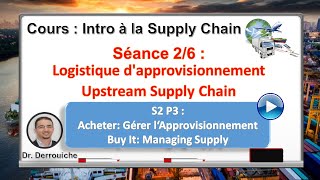 S2P3 Logistique dapprovisionnement amp Upstream Supply Chain [upl. by Adamok]