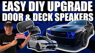 DODGE CHALLENGER amp CHARGER EASY DIY SPEAKER UPGRADES NEW GIVEAWAY [upl. by Drannel48]