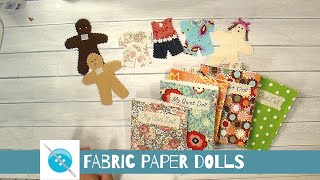 Fabric Paper Doll A Sewing Tutorial Great Childs Gift [upl. by Kos]