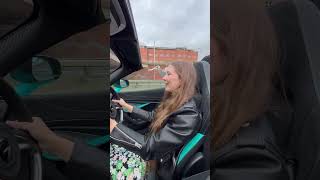 Briony drives McLaren 750S Spider [upl. by Ravo]