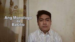 ANG MONOLOGO NI BASILIO [upl. by Retsbew960]