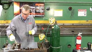 Acetylene amp Oxygen Torch Cutting [upl. by Bensen785]