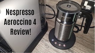 Nespresso Aeroccino 4 Milk Frother Review  Worth upgrading from the Aeroccino 3 [upl. by Torr]