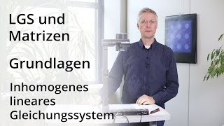 LGS und Matrizen  Inhomogenes lineares Gleichungssystem  Struktur der Lösungsmenge [upl. by Idissak]