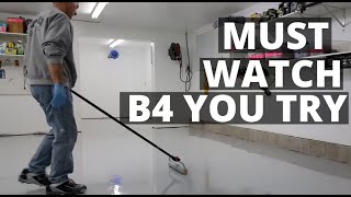 How To Epoxy Coat Your Garage Floor  Must Watch For Diyrs [upl. by Alam]