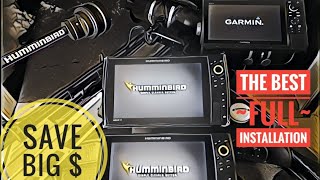 The ULTIMATE SETUP Garmin LiveScope amp Humminbird Mega 360 quotIsolated Lithium Powerquot Installation [upl. by Lesirg510]