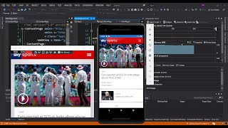 WebView in XamarinForms using Visual Studio 2019  Getting Started [upl. by Salhcin197]