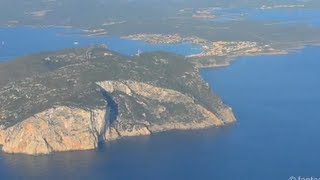 Landing at Olbia Costa Smeralda Airport  Sardinia HD [upl. by Cacia219]