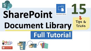 SharePoint Document Library  Complete Beginner Tutorial [upl. by Baalbeer35]