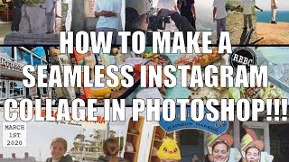 Seamless Instagram Swipe Collage  TUTORIAL [upl. by Melonie650]