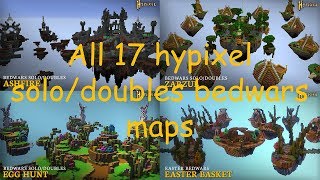 17 hypixel solo bedwars maps FREE to download NO ADFLY [upl. by Zipnick172]