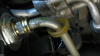 Easy GM Transmission Cooling Line Removal from Radiator [upl. by Eatnohs]