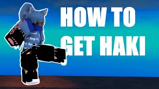 GPO HOW TO GET HAKI BUSO [upl. by Nallek]