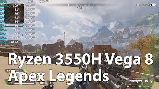 AMD Ryzen 5 3550H Vega 8 Review  Apex Legends  Gameplay Benchmark Test [upl. by Oos]