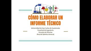 Cómo Elaborar un Informe Técnico – Tutorial [upl. by Etnomal]