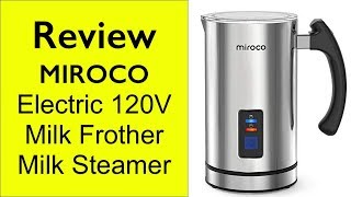 Review Miroco Milk Frother  How to make froth milk at home [upl. by Tamma]