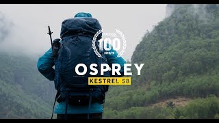 Osprey Kestrel 58 Backpack  Review [upl. by Sorrows34]