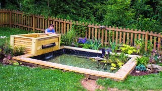 DIY Backyard Garden Pond [upl. by Flora]