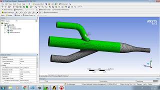 Ansys Tutorial  Fluid Flow AnalysisCFD [upl. by Tarsuss]