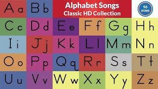 Alphabet Songs  ABC Song Collection  Teach the Letters and Sounds [upl. by Oruntha]