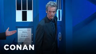 Peter Capaldi’s Amazing TARDIS Entrance  CONAN on TBS [upl. by Ahseneuq]