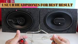 Infinity Kappa 69311 6x9 VS Rockford Fosgate R169X3 Prime Best 6x9 speaker sound and bass test [upl. by Greerson]