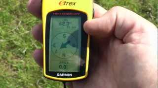 4 Creating and navigating to a waypoint using your handheld satnav GPS [upl. by Enimsay]