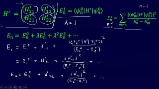 Perturbation Theory Example 1 [upl. by Nelleoj]