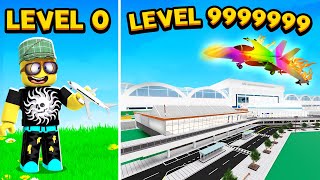 LOGGY UPGRADING AIRPORT TO MAX LEVEL 9999 [upl. by Ecnerrat]