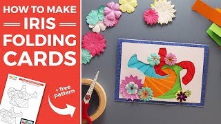 Easy Iris Folding Instructions amp Free Patterns [upl. by Iila]