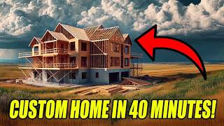 Building A Custom Home In 40 Minutes [upl. by Aniaz692]