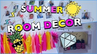 3 DIY ROOMDECOR Ideen Sommer Zimmer dekorieren  Mavie Noelle Anleitung [upl. by Hareema]