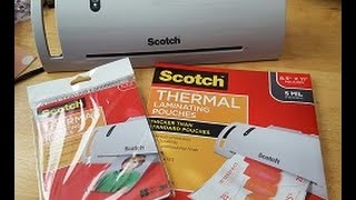 Scotch Laminator Unboxing amp Review [upl. by Rawley]