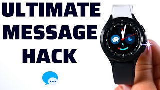 Galaxy Watch 4  RECEIVE amp SEND ALL MESSAGES WIFI amp LTE [upl. by Icul]