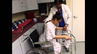 Ohio STNA Skill 4 Ambulation With walker [upl. by Eiralih509]