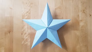 How to Make Origami Star 3D [upl. by Laersi]