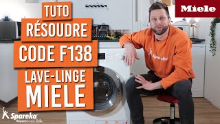 Comment résoudre le code erreur F138 sur un lave linge MIELE [upl. by Roz]