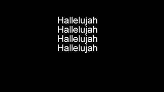 Alexandra Burke Hallelujah lyrics [upl. by Procora]