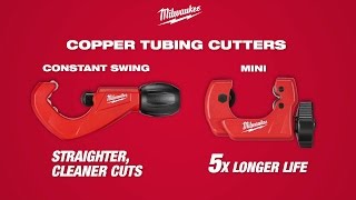 Milwaukee® Copper Tubing Cutters [upl. by Anirtek]