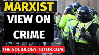 Marxist view on Crime and Deviance Sociology A Level [upl. by Tina533]