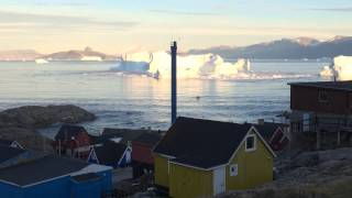 Iceberg Tsunami in Uummannaq Greenland [upl. by Anihsit659]