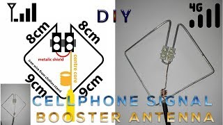 Homemade portable 4g LTE signal booster [upl. by Asena221]